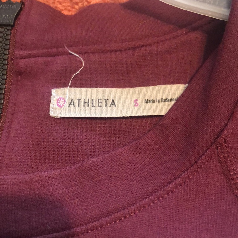Athleta en route dress, burgundy, NWOT size small